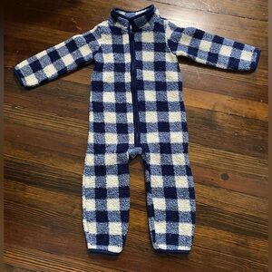Carter’s Zip Up 1-Piece Checkered Jumpsuit